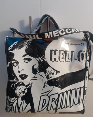 Borsa donna in telone camion, Paul Meccanico 