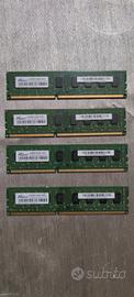 4 banchi RAM 4 GB 1600 MHz