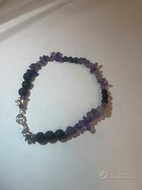 Bracciale unisex ametista
