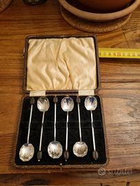 set cucchiaio da caffè anni 40