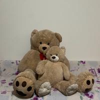 coppia orsetti giganti 160 cm + 110 cm morbidissim