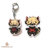 Bakugo portachiavi e/o adesivo My Hero Academia