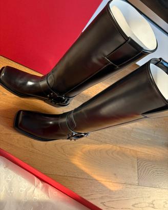 Stivali Biker Rockstud Valentino Garavani Nuovi