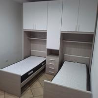 Cameretta a ponte bambini due letti