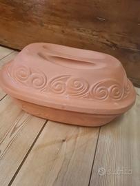 cuocipollo in terracotta 
