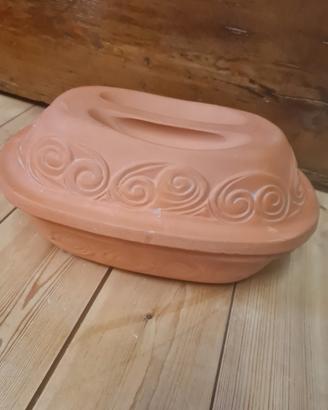 cuocipollo in terracotta 