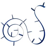 Perfetta libreria Book Worm Kartell Blu Cobalto