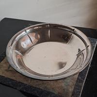 vassoio argentato, krup milano. anni 40