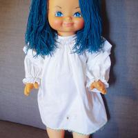 bambola furga Capelli Blu estendibili italian doll