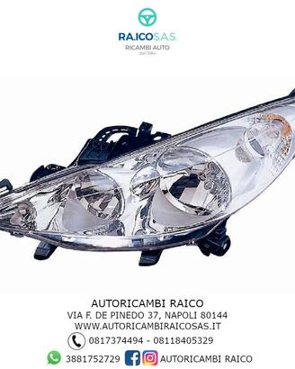 Faro fanale proiettore peugeot 207 dal 2006 al 200