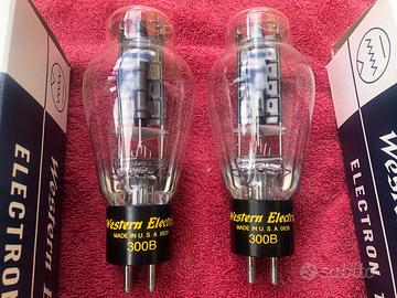 Bella coppia testata 300B Western Electric con box