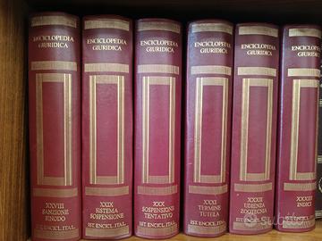 enciclopedia giuridica Treccani 33 volumi