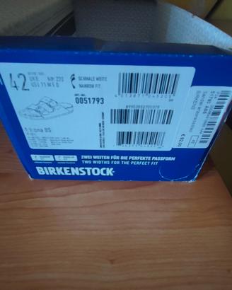 Birkenstock Arizona nero Originali mis 42