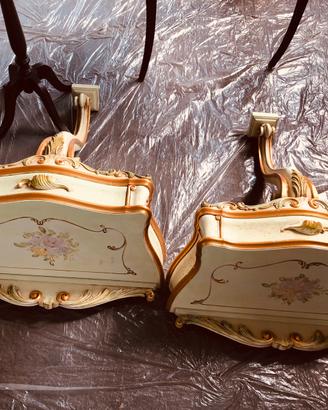 LETTO MATRIMONIALE COMPLETO DI COMODINI