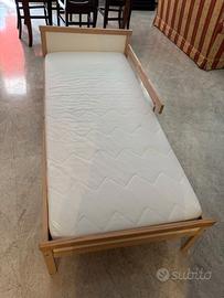letto ikea sniglar completo di materasso