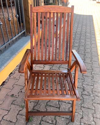 Sedie da giardino in legno