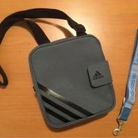 Adidas tracolla organizer e portachiavi