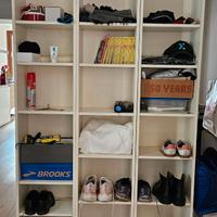 3 IKEA Billy Librerie bianche e 3 elementi top