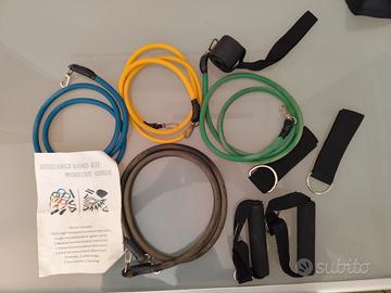 Kit Bande di Resistenza Elastici Fitness completo 