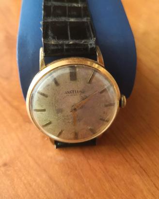 orologio Angelus carica manuale raro 