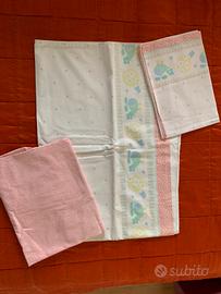 Completo lenzuola lettino- culla