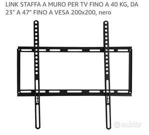 Staffa a muro per TV