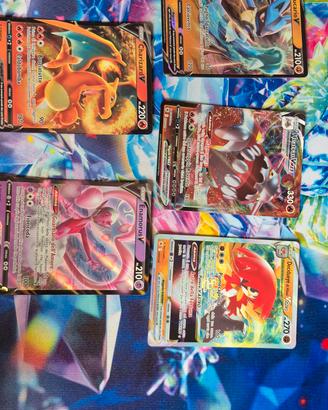 blocco carte pokemon V