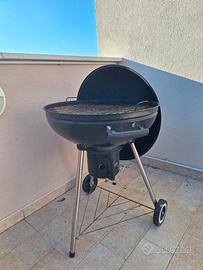 Barbecue 54 cm con telo protettivo a carbonella