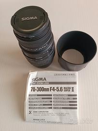 ZOOM SIGMA 70-300mm MACRO SUPER II