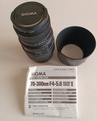 ZOOM SIGMA 70-300mm MACRO SUPER II