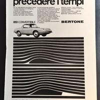 Pubblicità Fiat 850 Convertibile Bertone 1967