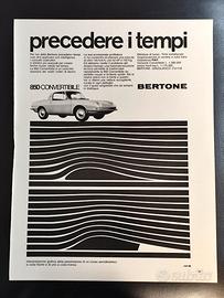 Pubblicità Fiat 850 Convertibile Bertone 1967