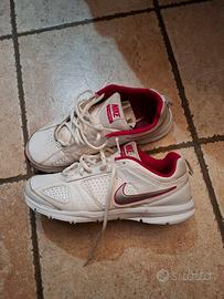 scarpe ginnastica pelle Nike bianche 41 scollate