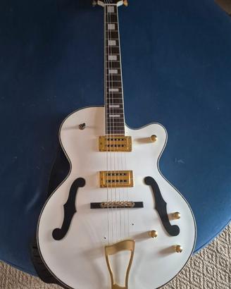 Harley benton BigTone White + Custodia