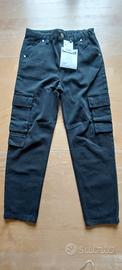 JEANS NERO LEGGERO 11/12 ANNI 152cm NUOVO