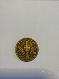 Moneta da 10 centesimi del 1940