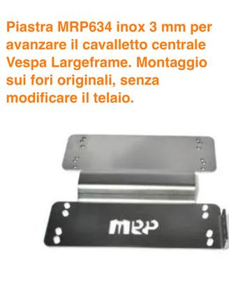 Piastra MRP in acciaio per Vespa