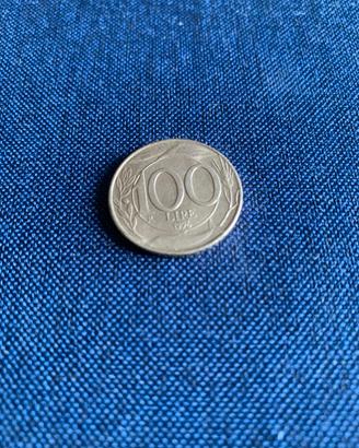 monete da 100 lire del 1996 -1998 taglio medio