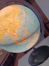 Lampada mappamondo