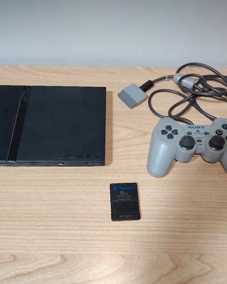 Ps2 + memory card, joystick e 20 giochi