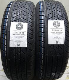 2 GOMME 225 60 18 DUNLOP A66596