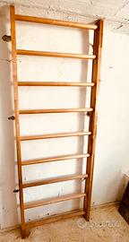 Spalliera per ginnastica in legno