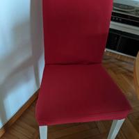Copri sedia Henriksdal rosso