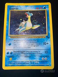 Lapras Holo con Swirl (FO 10/62) Fossil EXC- / ITA