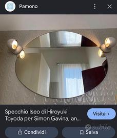 Specchio di design ISEO per Simon GAVINA