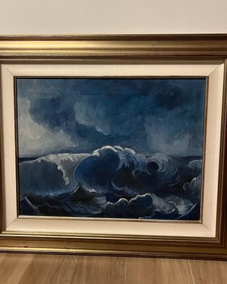 Quadro mare in tempesta