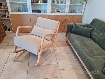 Poltrona / Sedia a Dondolo Scandinava (Miliboo)