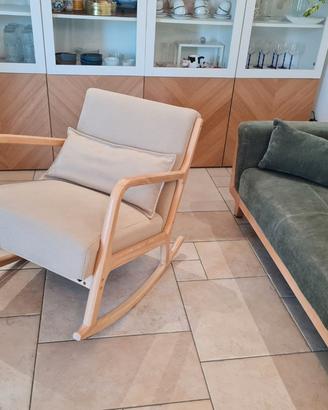 Poltrona / Sedia a Dondolo Scandinava (Miliboo)