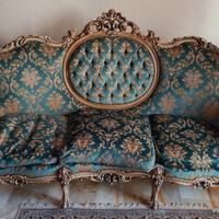 salottino barocco / soggiorno divano e poltrone