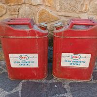 2 taniche esso vintage 
